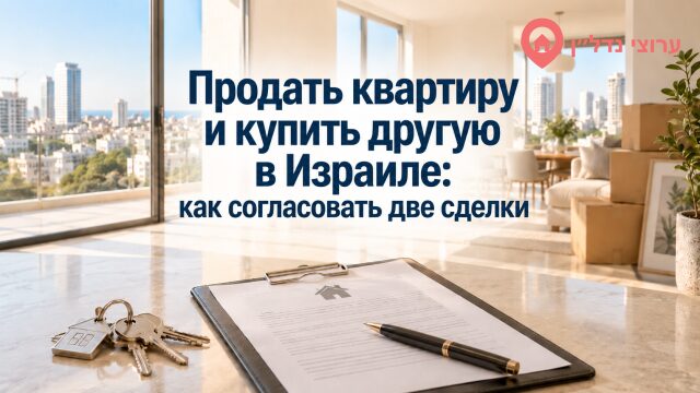 Продать квартиру и купить другую в Израиле: как согласовать две сделки